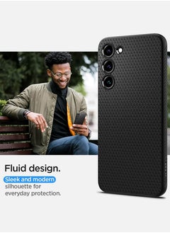 Spigen غطاء حماية ليكويد اير لهاتف سامسونج جالاكسي S23 - أسود مطفي  - Image 4