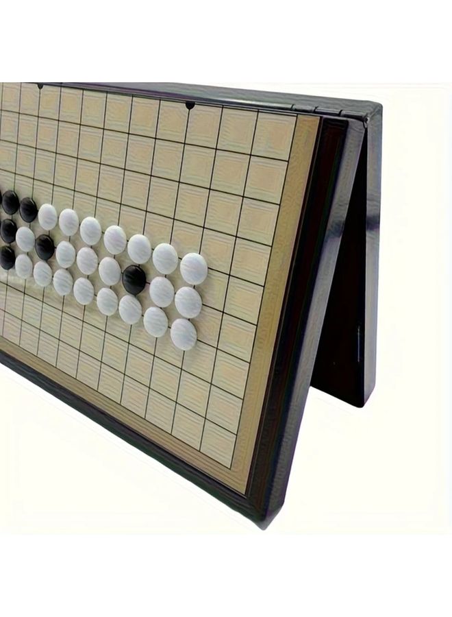 1pc Chinese Go Game Set With Folding Chessboard Classic Black And White Handmade Collectible Chess Pieces Preferred Holiday Gift - Image 2