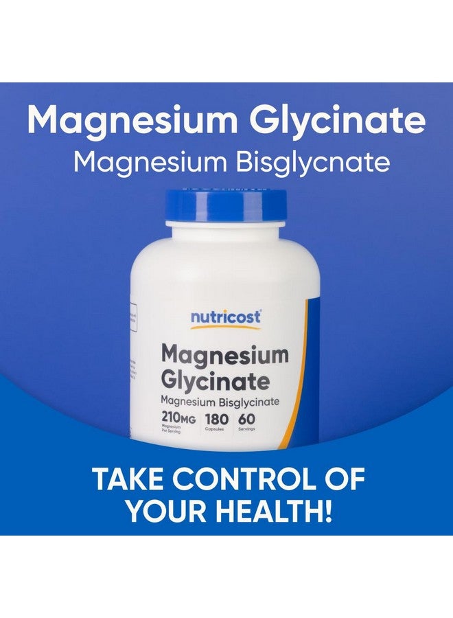كبسولات جليسينات المغنيسيوم من نيوتريكوست (180 كبسولة، 210 ملغ لكل حصة) - مكمل جليسينات المغنيسيوم لامتصاص لطيف - Image 5