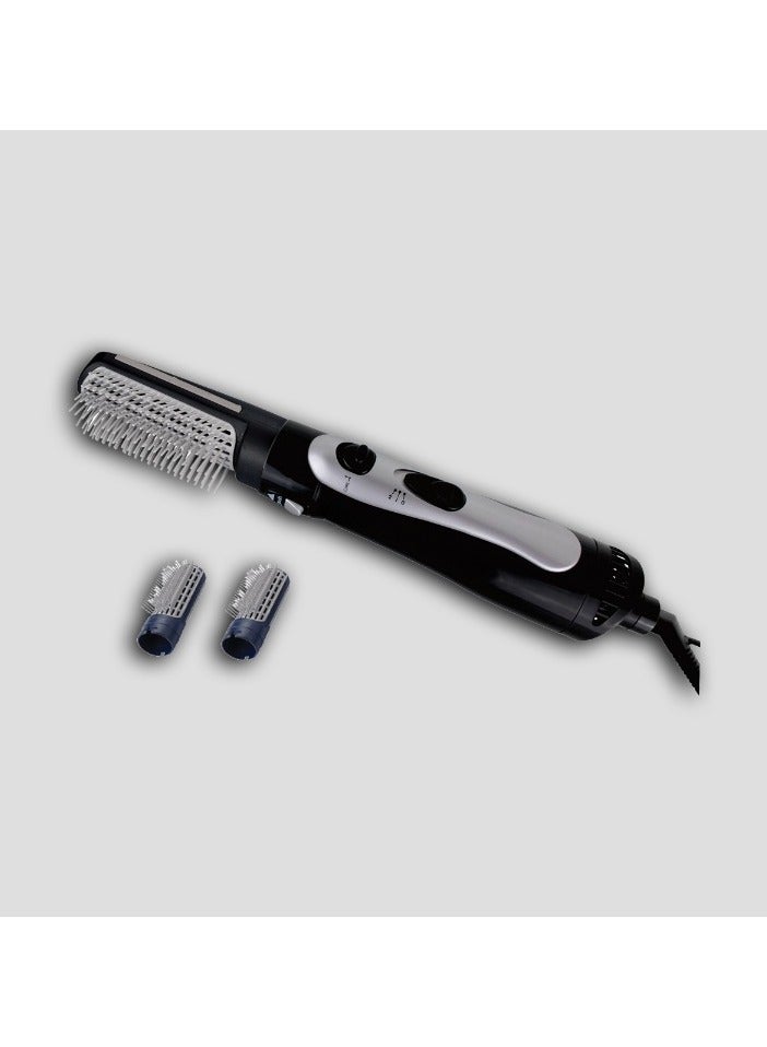 RE-2013-1 Electric Hair Styler Brush With 2 Attachment 1200W - Image 2