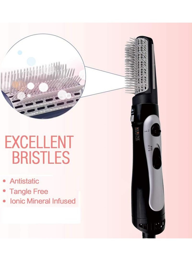 RE-2013-1 Electric Hair Styler Brush With 2 Attachment 1200W - Image 5