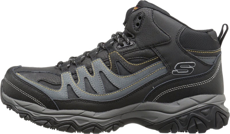 Skechers for Work Men's Holdredge Rebem Work Boot,Black/Charcoal,8.5 M US - Image 2