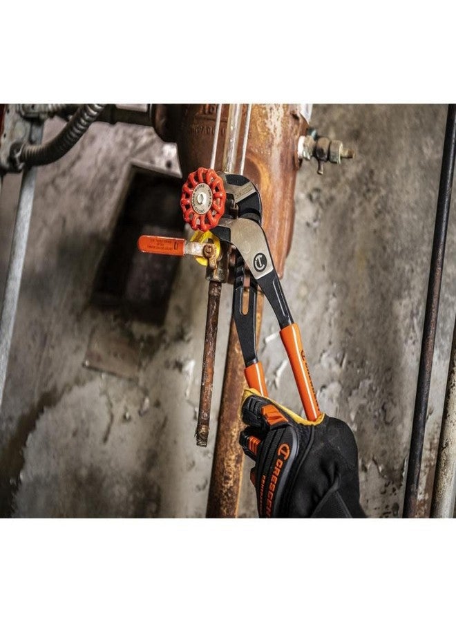 كريسنت كماشة كريسنت Z2 K9 ذات فك مستقيم ومقبض مغموس ولسان وأخدود - أداة يدوية لتحسين المنزل والميكانيكا والسباكة والإصلاح - 8 بوصات - RTZ28 - Image 2