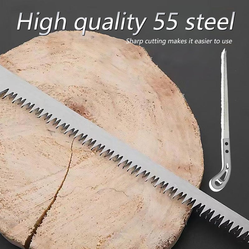 Mini chicken tail saw, sharp garden saw, woodworking hand saw, small household fine-tooth wall panel saw - Image 4