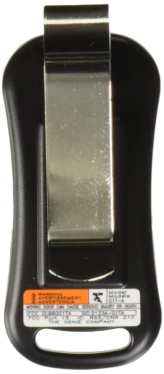 Genie G1T-BX Intellicode 1 Button Mini Keychain Remote 38501R (1 Pack) - Image 2