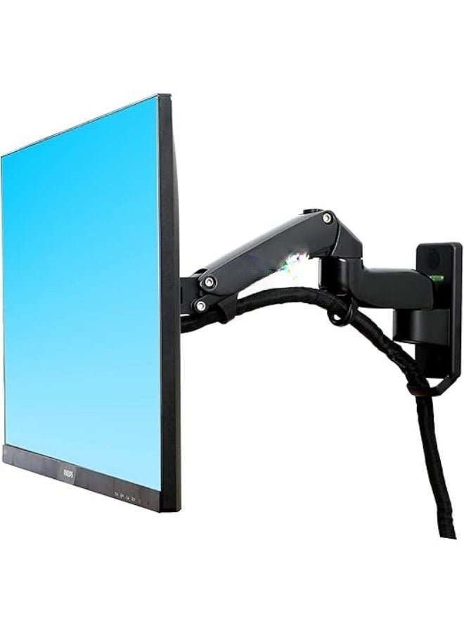 حامل شاشة جداري قابل للتعديل بنابض هوائي – ذراع مفرد لشاشات 17-27 بوصة - Image 1