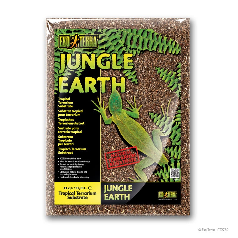 Exo Terra Jungle Earth, Tropical Terrarium Substrate, 8 Quarts, PT2762