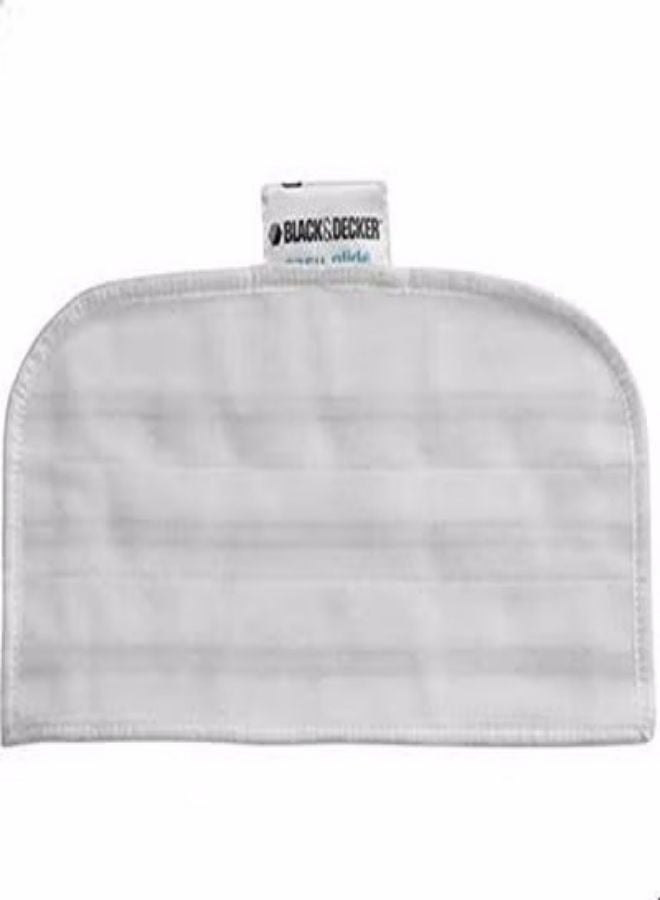 Black Steam Mop Replacement Pads Pack of 2 Durable Microfiber Cleaning Pads for Home Use and Everyday Floor Cleaning - Image 2