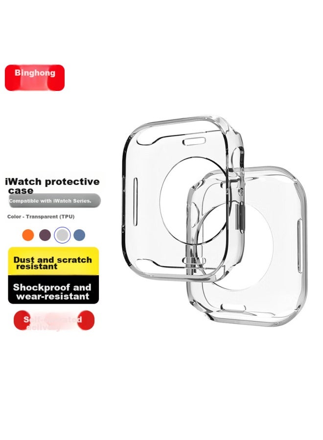 Bing Hong Binghong Compatible With Apple Watch Protective Case, For Apple Iwatch S9/8/7/se2/ultra2, Shockproof And Scratch-resistant, , Se/4/5/6/7-44mm - Image 1