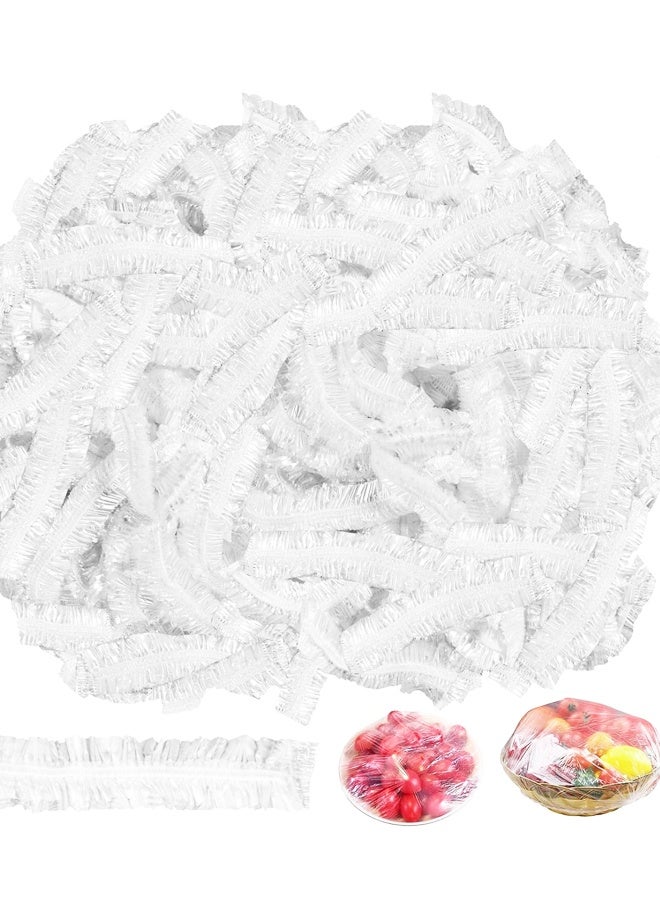 300 قطعة من أغطية أوعية الطعام البلاستيكية، لخبز العجين المخمر، قابلة للتمدد للحفاظ على الطعام طازجًا بعيدًا عن الغبار - Image 1