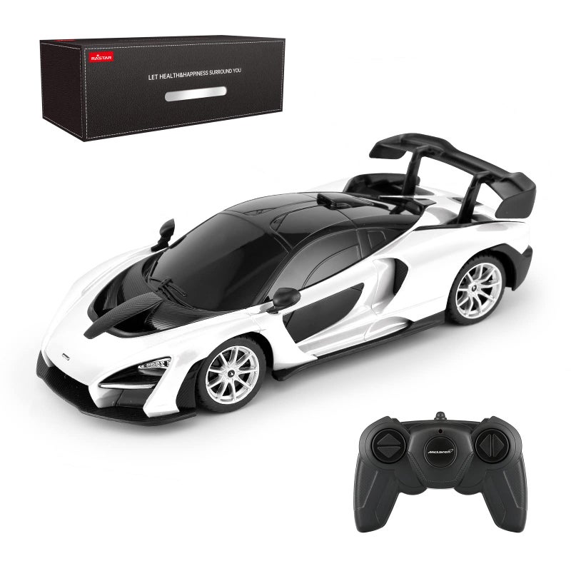 RASTAR RC Toy McLaren Senna 124 Remote Control RC Car McLaren Toy Car for Boys White - Image 2