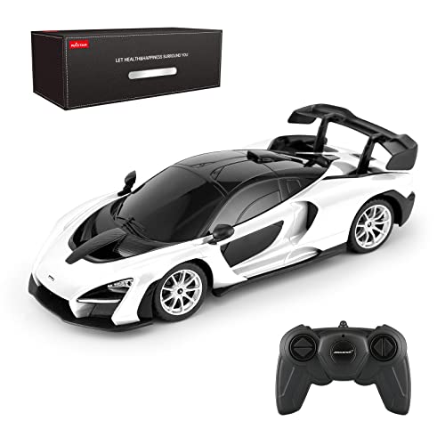 RASTAR RC Toy McLaren Senna 124 Remote Control RC Car McLaren Toy Car for Boys White - Image 1