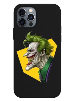 Protective Slim Fit Case Liquid Silicone Cover with Full Body Protection Anti-Scratch Shockproof Case For iPhone 12 Pro Black  - FORZA266 Work like a Captain copy