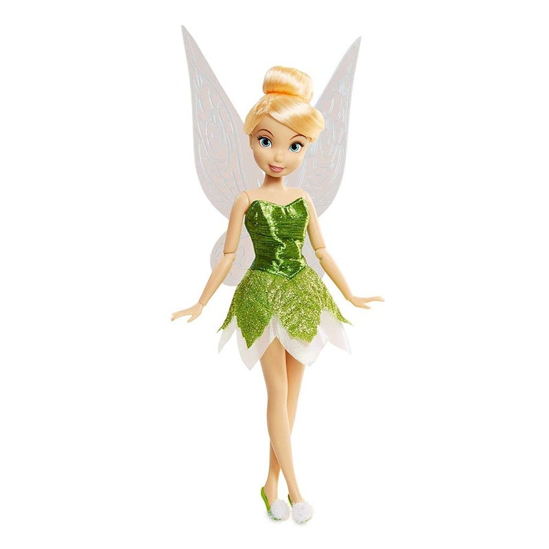 Disney Store Official Disney Princess Classic Doll (Tinker Bell from Peter Pan), 11 Inches, Includes Brush with Molded Details, Fully Posable Toy in Classic Outfit - Disney Princess Toys for Girls - Image 5