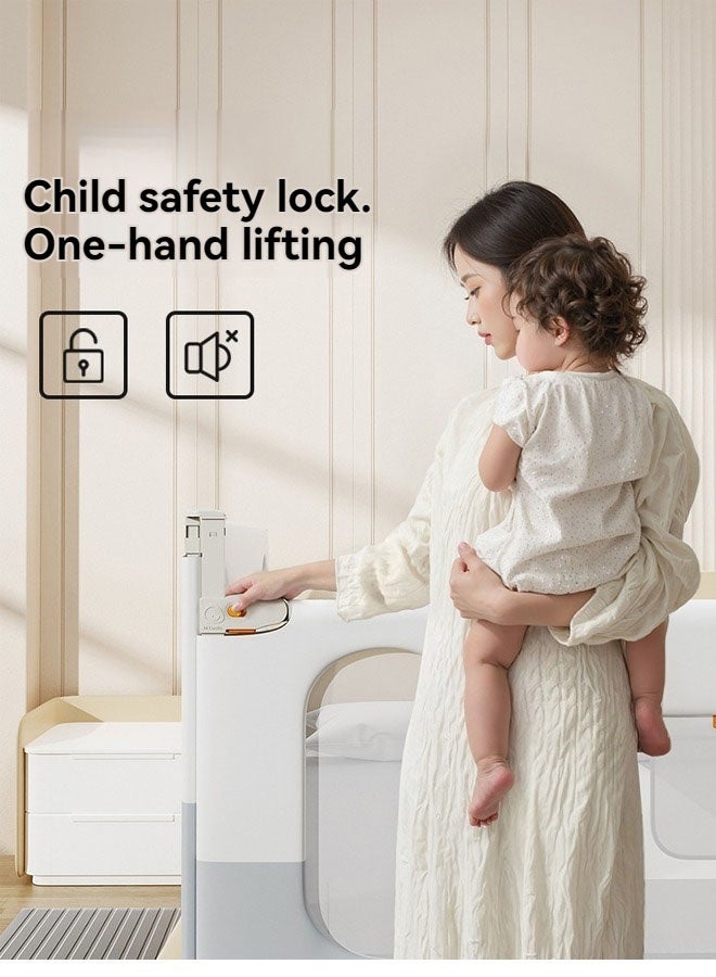 Beauenty Bed Rails for Toddlers, with Headboard Rod -Height Adjustable Baby' Safety Bed Rails Guard (1-Piece) - Image 2