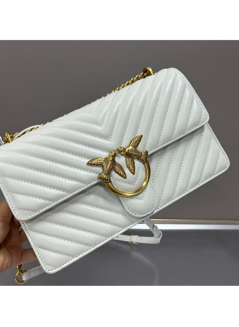 Pinko Chain Square Crossbody Shoulder Bag 27*18*7cm - Image 4