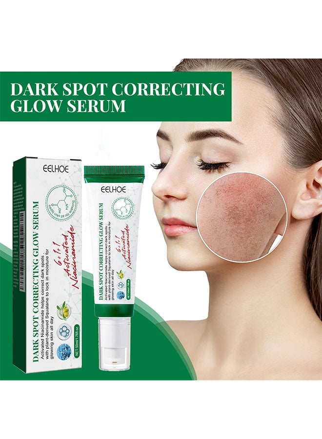 EELHOE Dark Spot Correcting Glow Serum, Moisturizing Whitening Brightening Serum, Dark Spot Treatment, Repair Dullness, for Acne Scars, Fine Lines, Hyperpigmentation and Dark Circles 50ml - Image 2