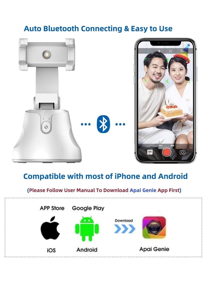 Apai Genie Gimbal 360 Rotation Smart face Tracking Tripod Selfie Auto Tracking Tripod Smart Following Face and Object Intelligent shootings Phone Mount,AI Robot Tripod for Phone - pzsku/Z5BF56B8F1FF65BE9E78FZ/45/_/1737731113/82cf389b-530c-40b7-8325-117ca2e1bd80