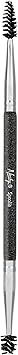 Nanshy Spoolie Eyebrows Eyelashes Eye Makeup Brush Double Ended Black Handle - Image 1