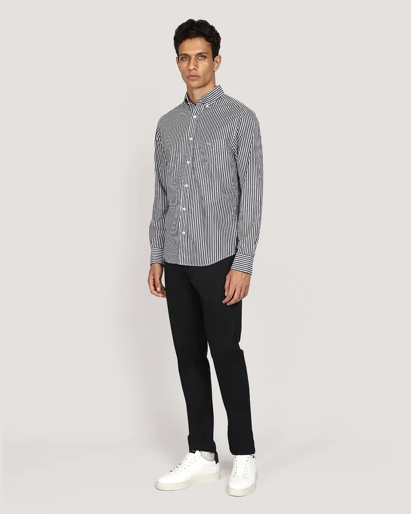 GANT  Regular Classic Poplin Stripe Shirt for Men | Best Price UAE