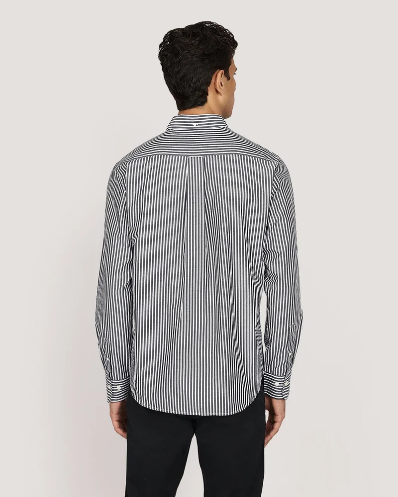 GANT Regular Classic Poplin Stripe Shirt