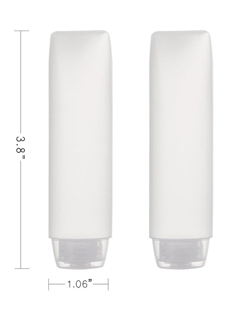 Oasisgalore 6-Pack Travel Size Plastic Squeeze Bottles, 30ml/1oz, TSA Approved for Liquids & Toiletries.  - Image 2