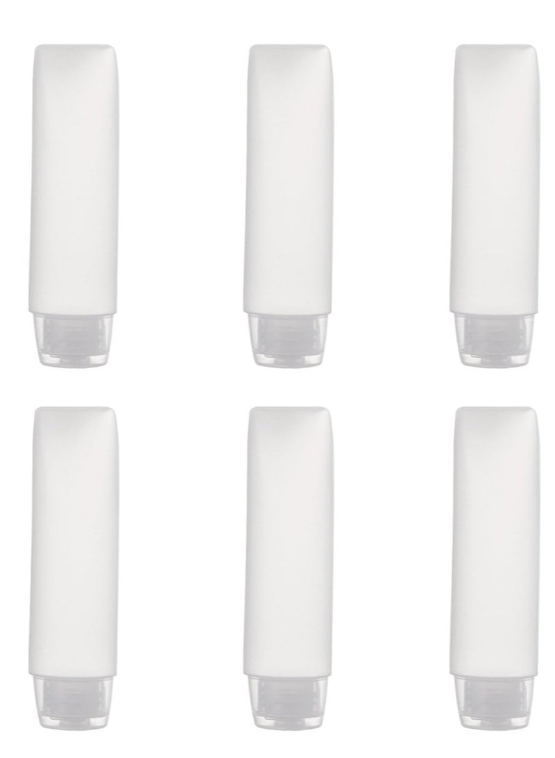 Oasisgalore 6-Pack Travel Size Plastic Squeeze Bottles, 30ml/1oz, TSA Approved for Liquids & Toiletries.  - Image 5