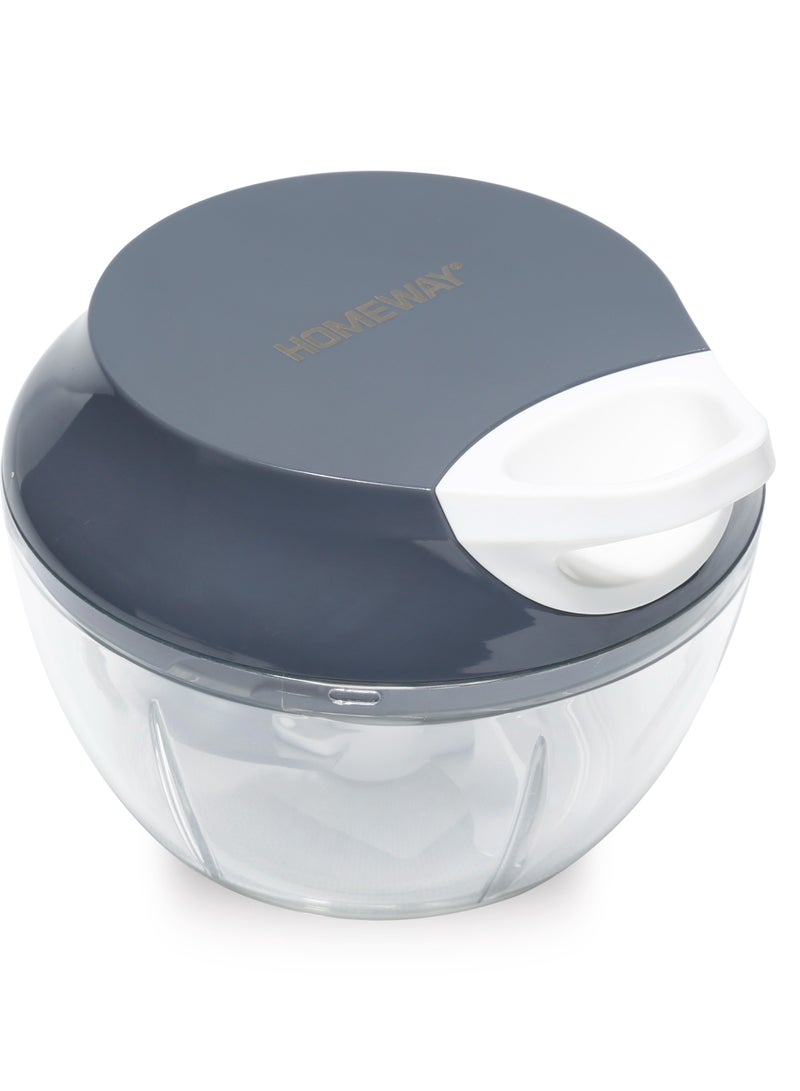 Homeway HOMEWAY 950ml Manual Chopper – Versatile Kitchen Tool for Effortless Chopping and Easy  Handling"  - Image 1