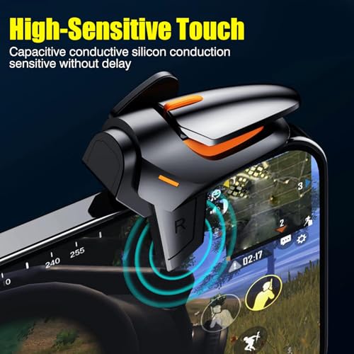 Mikirini 13 in 1 Mobile Phone Game Controller for iPhones & Android Phones, 2 Gaming Triggers Cell Phone Gaming Triggers compatible with PUBG Mobile/Fortnitee Mobile/Call of duty Mobile/Apex - Image 5