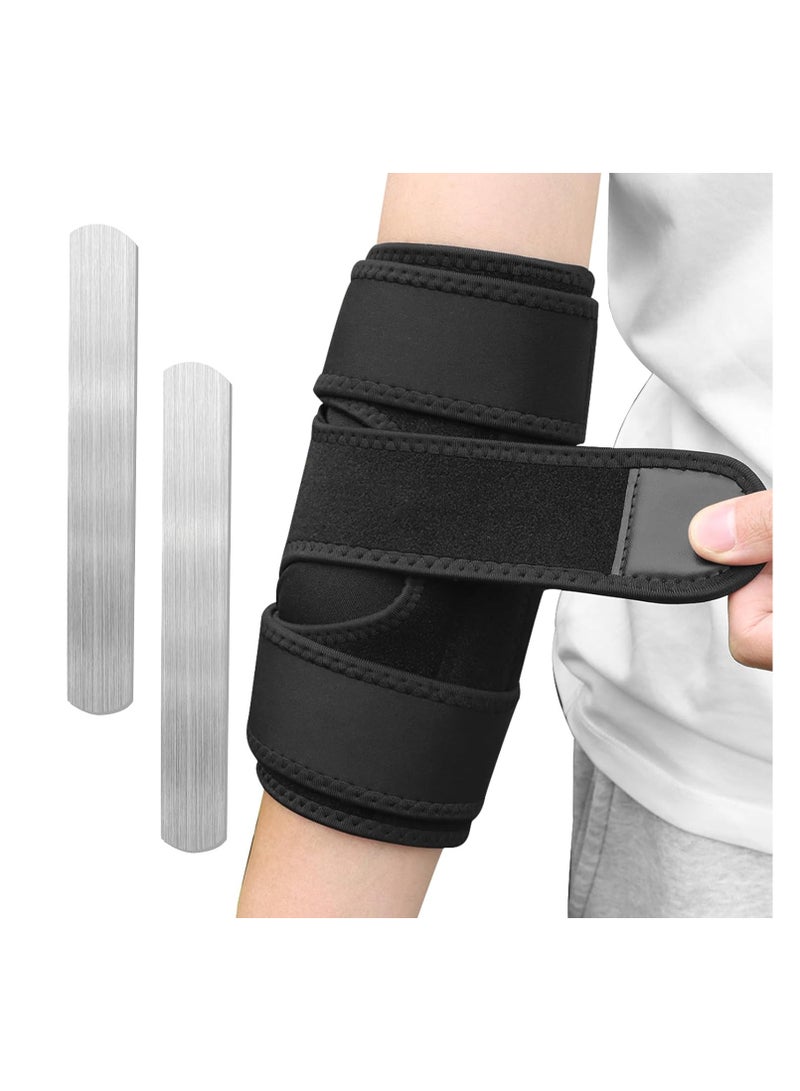 Elbow Brace for Ulnar Nerve Entrapment Splint, Elbow Splint, Cubital Tunnel Brace for Sleeping, Cubital Tunnel Syndrome Adjustable Stabilizer Elbow Support Fits - Image 1