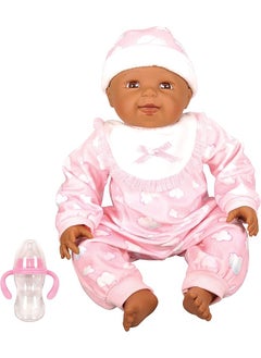 Afro American No Hair Soft Bodied Baby Doll 18 Inch Size