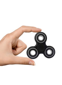 Premsons Premsons® Hand Spinner Desk Toy - High Speed Smooth Finger Spin Sensory Fidget Stress Relief Game Play for Kids & Adults - Birthday Party Gift - Four Bearing - [Black]  - Image 2