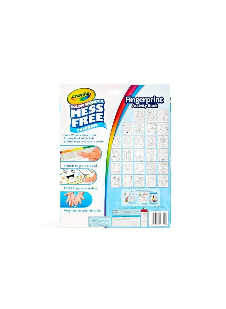 Crayola Color Wonder Fingerprint Activity Book - Image 4