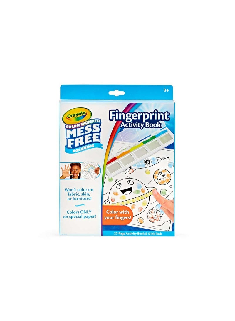 Crayola Color Wonder Fingerprint Activity Book - Image 2