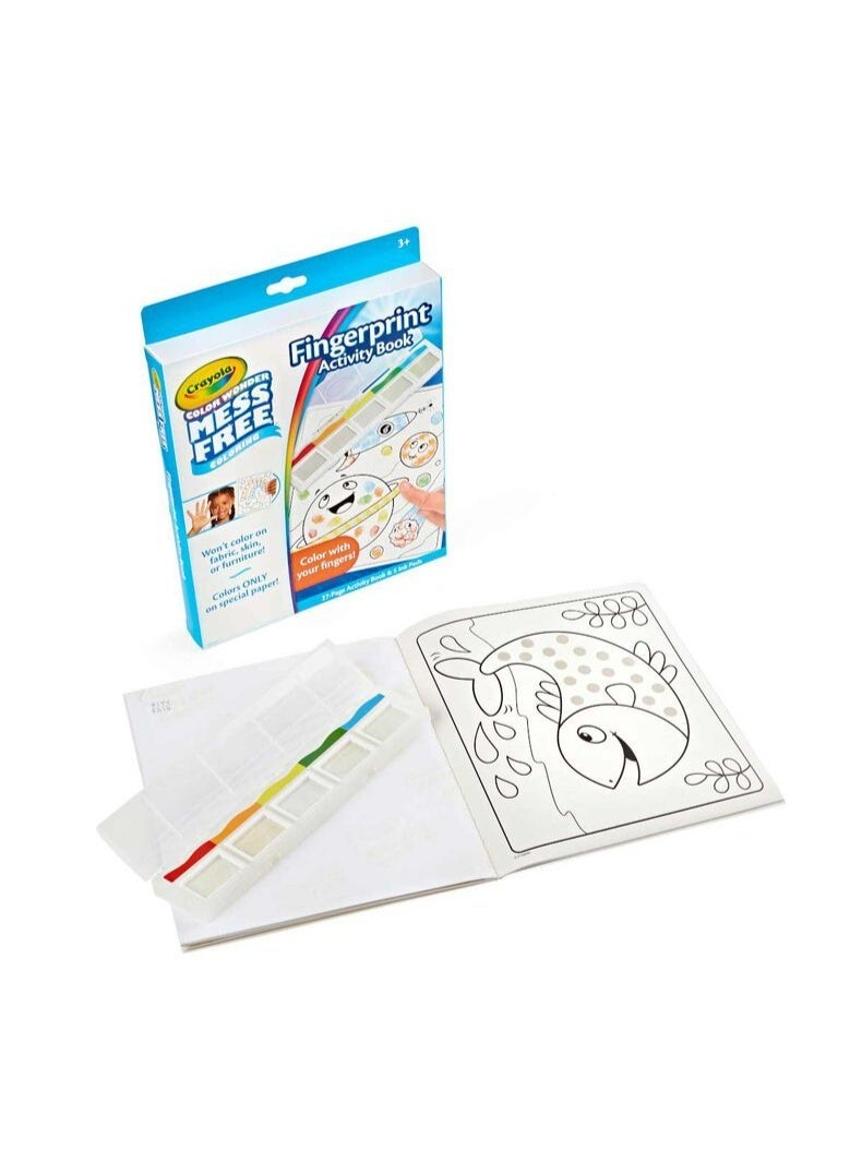 Crayola Color Wonder Fingerprint Activity Book - Image 1