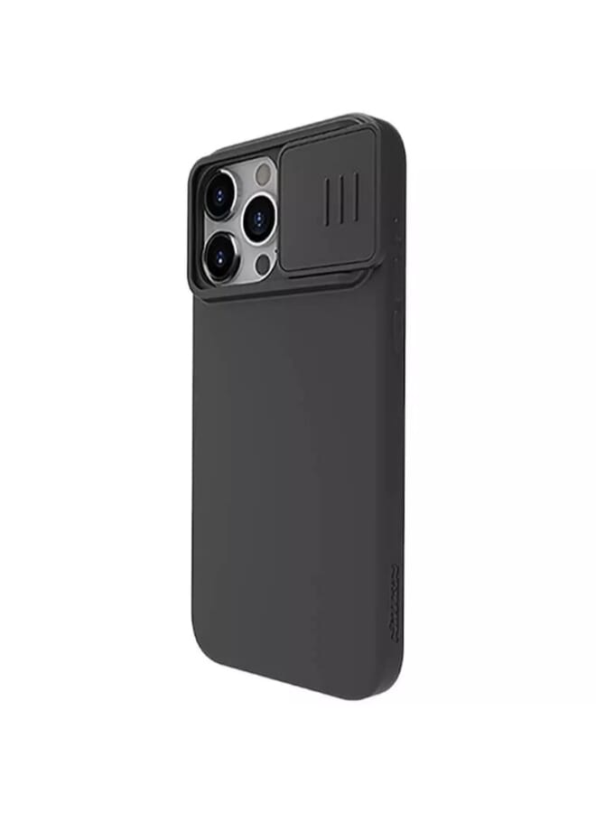 Nillkin CamShield Silky silicone Back Cover for Apple iPhone 14 Pro Max (2022) - Classic Black - Image 2