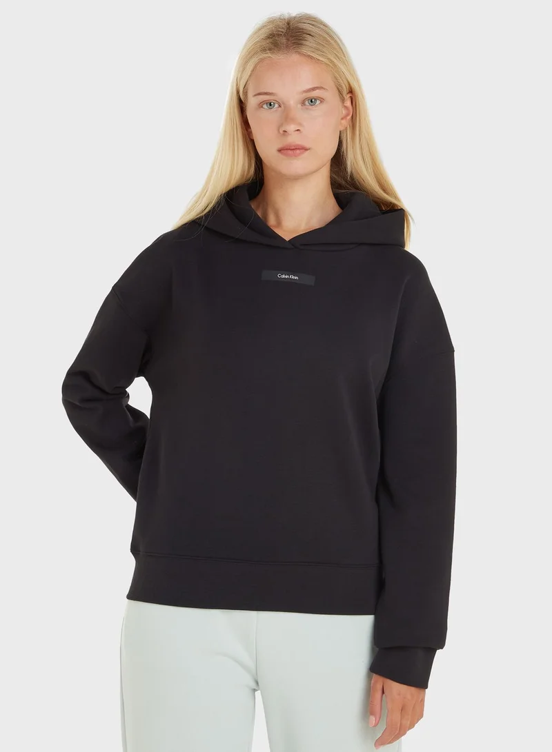 CALVIN KLEIN Logo Knitted Hoodie