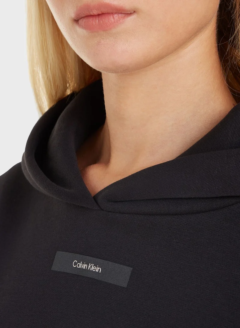 CALVIN KLEIN Logo Knitted Hoodie