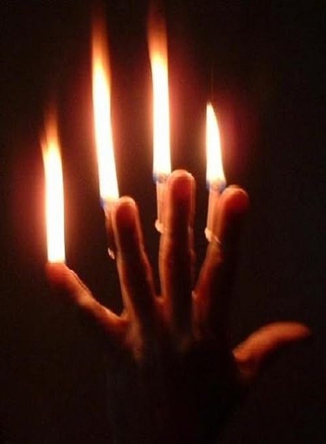 مايلز ماجيك سحر مايلز ماجيك: ألسنة اللهب على أطراف الأصابع | خدعة سحرية مثيرة مع أداة معدنية خاصة | دعامة وهمية لإشعال النار بأطراف الأصابع مع تعليمات | ملحق سحري للمسرح والعروض القريبة - Image 5