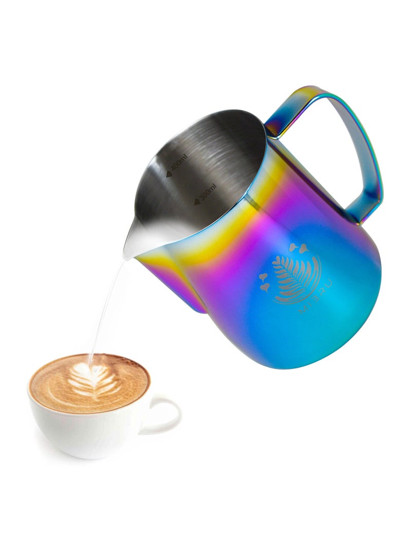 MIBRU Stainless Steel Espresso Coffee Pitcher Barista Kitchen Home Craft Scale Coffee Latte Milk Frothing Jug 400ml - Image 2