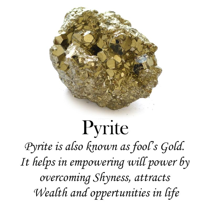 Crystu AAA Natural Certified Pyrite Rough Stone Pyrite Stone Original Pyrite Raw Stone Pyrite Raw Cluster from Peru Weight 60 gram - Image 4