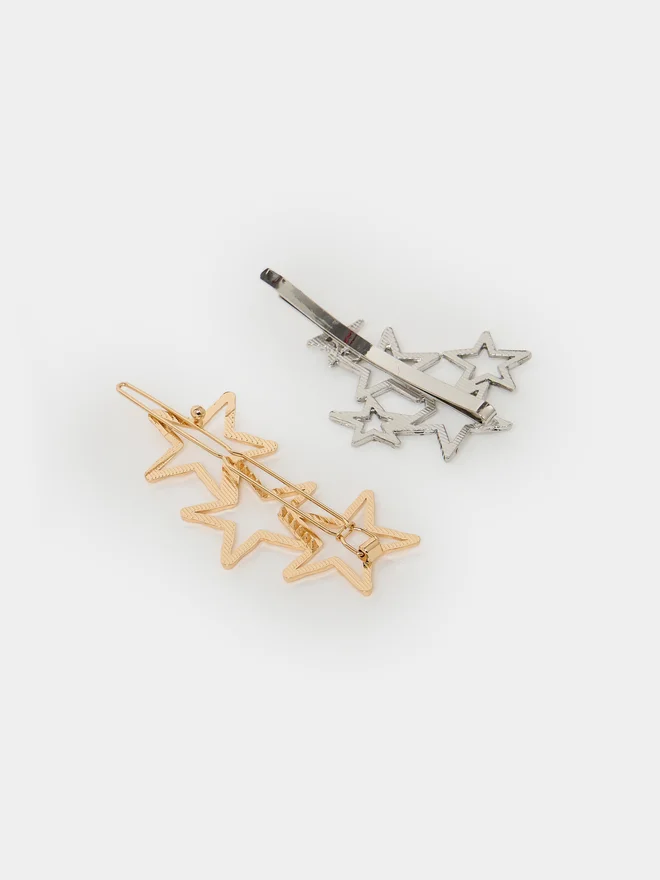ستايلي Styli Pack of 2 - Star Hair Pin