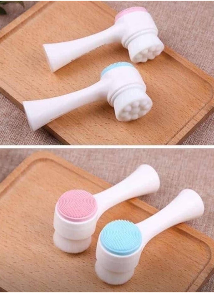 Generic Facial brush massage and cleaning 2 in 1 