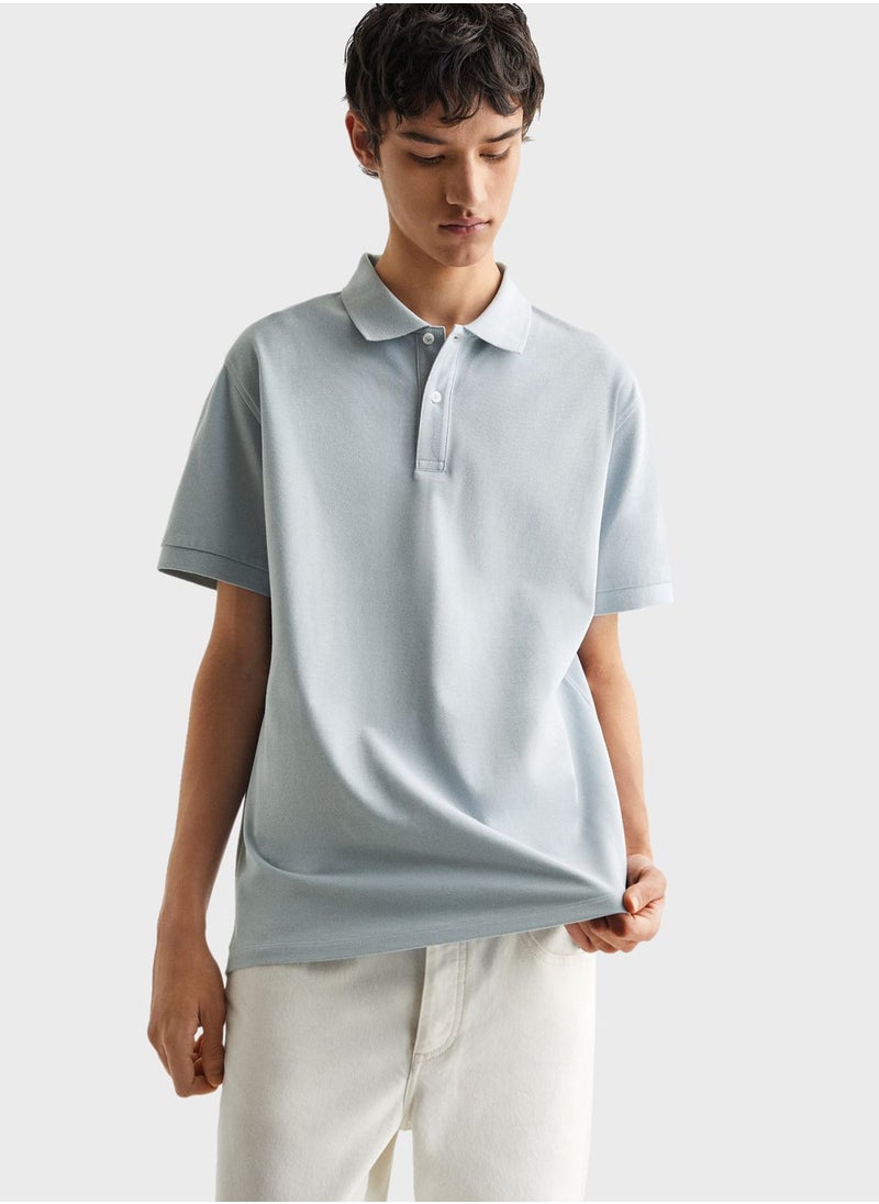 MANGO - Youth Essential Polo - Image 1