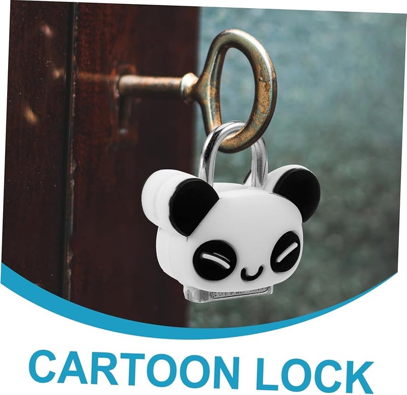 3 قطع من أقفال الحيوانات الصغيرة اللطيفة مع مفاتيح، مصنوعة من معدن متين للأمان، مناسبة للدفاتر وصناديق المجوهرات وحقائب الصالة الرياضية - Image 4