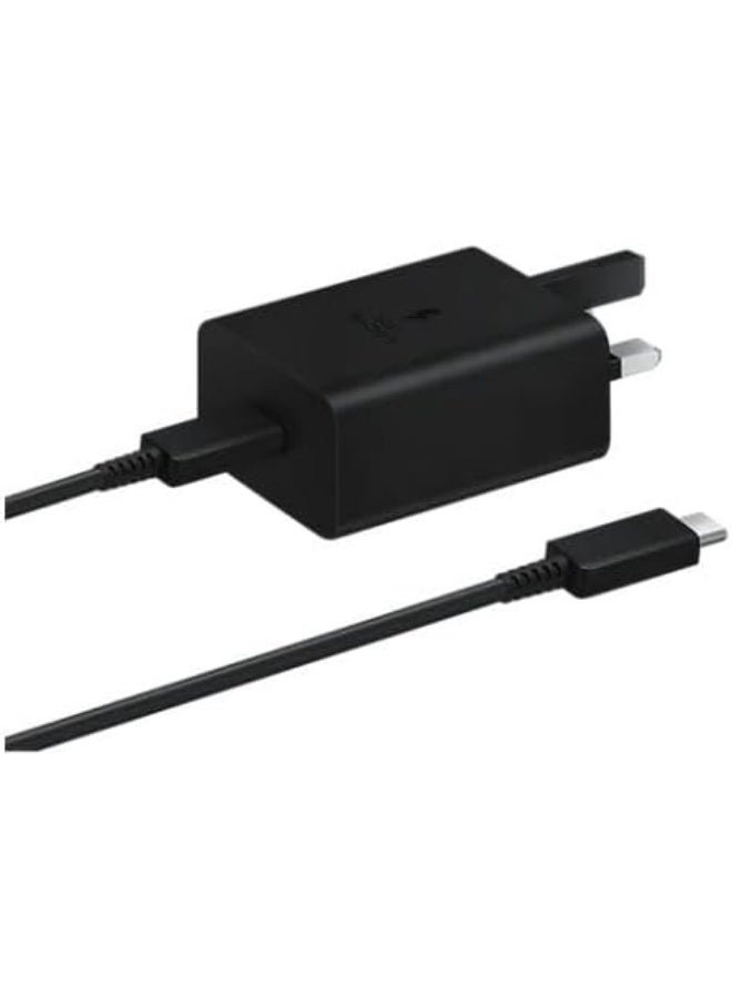 Original (45W) PD Super Fast Power Adapter with C to C cable(5A/1.8m) Compatible for Galaxy S24/S24 Ultra/S24+/S23 Ultra/S23/S23+/S22 Ultra/S22+/S22/Note20 Ultra Note10+ & Galaxy Tablet - Image 1