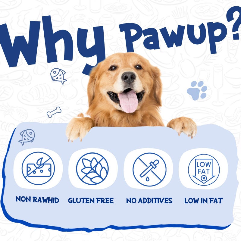 PAWUP Cod Skin Rolls Dog Treats Natural High Omega 3 Dog Snacks, Single Ingredient Cod Skin Chews for Small Dogs w/Taurine, 8 oz (30-35 Count) - Image 5