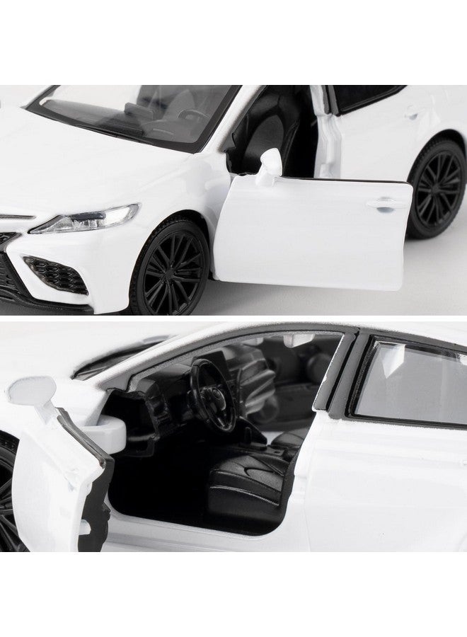 RMZ City 1:36 Camry XSE Car Model, Diecast Pull Back Model Toy Car, Doors Open, Collection Kids Toy for Aged 3 and up, Gift White - Image 4