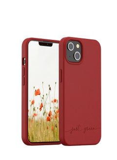 BIGBEN Just Green iPhone 13 case Natural Red - Eco-designed  - Image 1