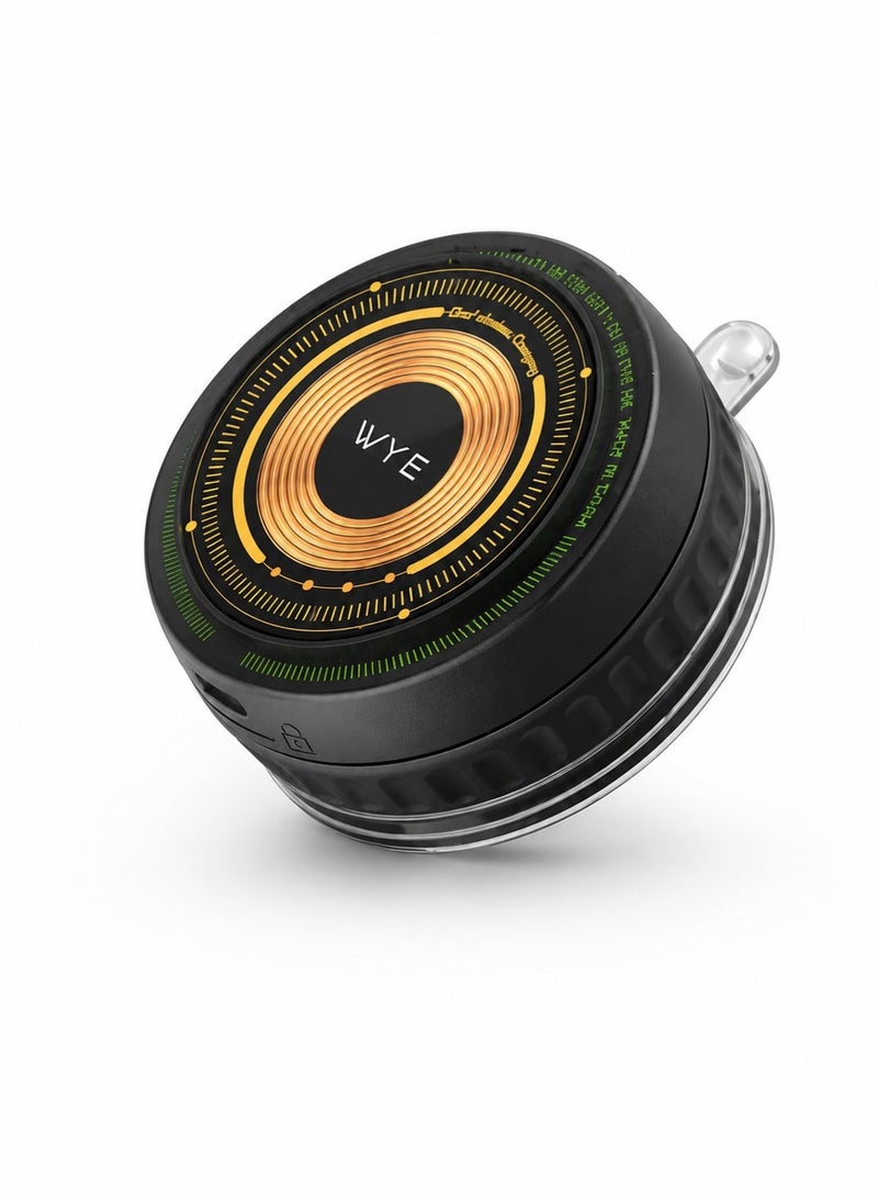 WYE 15W Wireless Charging Car Phone Mount, Fast Charger, 360 Adjustable, Model Y-H71 - Image 1